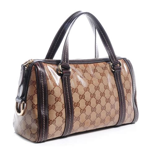 gucci crystal monogram boston bag|vintage gucci monogram tote bag.